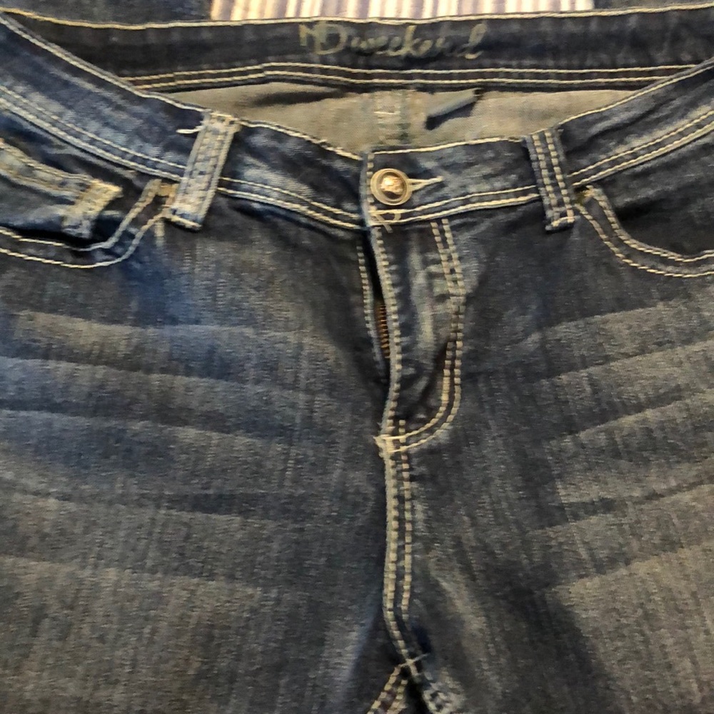 Denim bootcut jeans